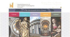 Desktop Screenshot of bazilika-esztergom.hu